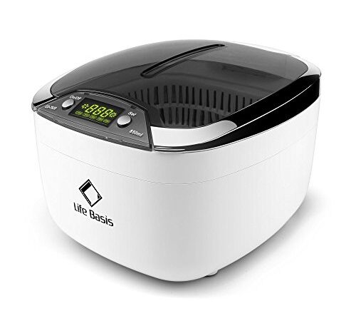 LifeBasis 超音波洗浄器 850ml 42,000Hz タイマー設定可能 腕時計 メガネ 入れ歯 アクセサリー日用小物洗浄