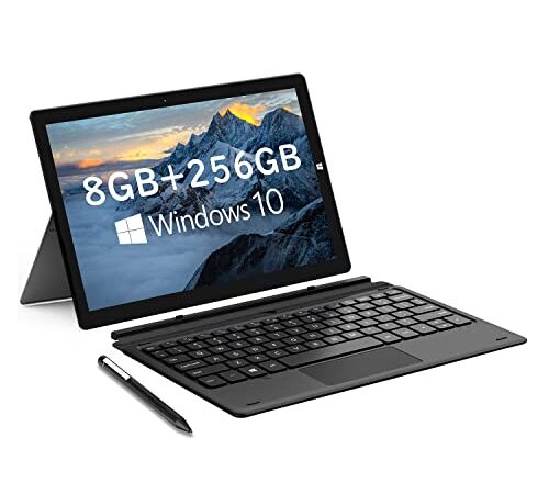 2in1タブレットPC windows 10タブレット 12.6インチ ノートパソコン N4100搭載 8GB+256GBSSD+最大1TB拡張 2in1 ノートPC TECLAST 850g 超軽量 小型ノートパソコン 2880×1920 IPS ディスプレ/2.4G+5GWIFI/ カメラ2MP+5MP/USB3.0/Type-C全機能Bluetooth4.2/37000mWh/マイクロ HDMI/日本語取扱説明書付き 多機能 軽量 薄型 ノート 高性能PC（磁気キーボードが在庫切れタッチペンは含まれません）