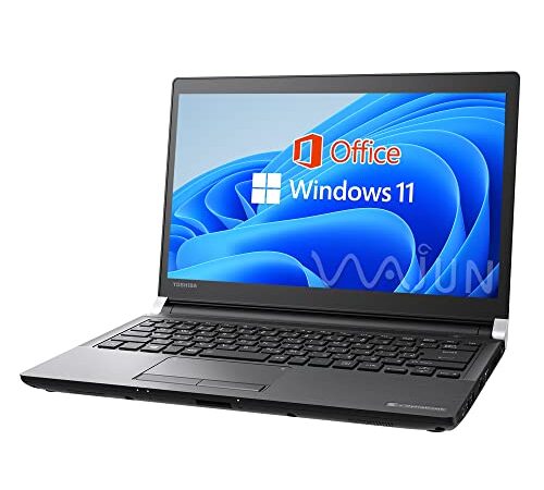 東芝 ノートPC R73/G/13.3型/Win 11 Pro/MS Office H&B 2019/Celeron 3855U/wajunのWIFI/HDMI/4GB/128GB SSD (整備済み品)