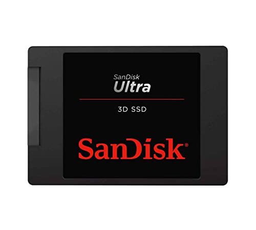 SanDisk サンディスク 内蔵 SSD Ultra 3D 1TB 2.5インチ SATA (読み出し最大 560MB/s 書込み最大 520MB/s) PC メーカー保証5年 SDSSDH3-1T00-G26