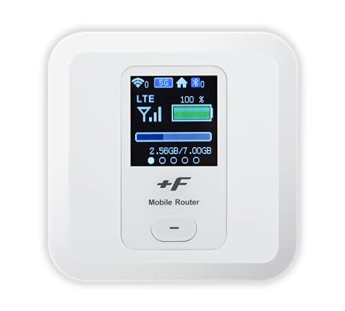 富士ソフト +F FS030W（シャインホワイト） モバイルWi-Fiルーター SIMフリー