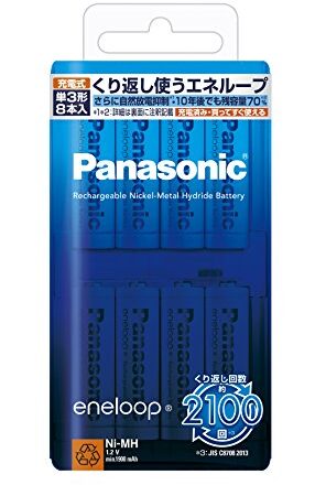 パナソニック エネループ 単3形充電池 8本パック スタンダードモデル BK-3MCC/8
