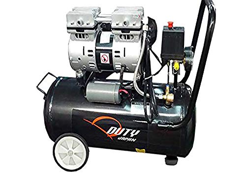 DUTY JAPAN 高性能ツインピストン ４０Ｌ 横型オイルレスコンプレッサー 1.5HP ☆オイルレス横