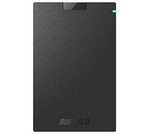 BUFFALO USB3.1(Gen.1)対応 ポータブルHDD スタンダードモデル ブラック 1TB HD-PCG1.0U3-BBA
